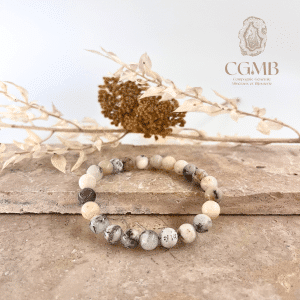 Bracelet en Opale dendritique