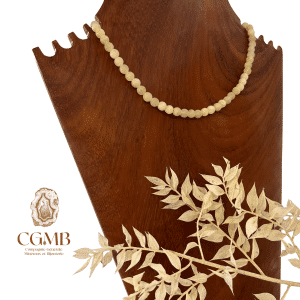 Collier en Calcite jaune / bleue / orange