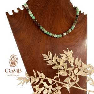 Collier en Chrysoprase