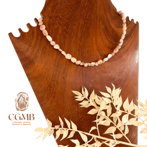 Collier en Opale Rose