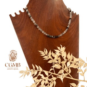 Collier en Quartz Lodolite