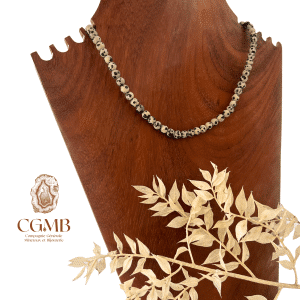 Collier en Jaspe Dalmatien
