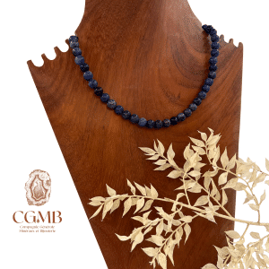 Collier en Sodalite
