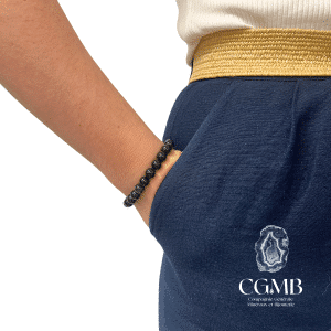 Bracelet en Obsidienne oeil céleste - 8mm