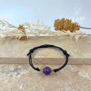 Bracelet Cordon réglable et pierre fine