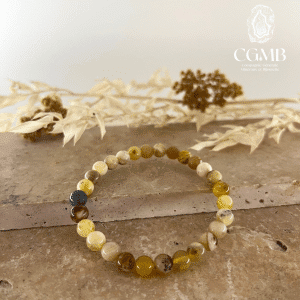 Bracelet en opale jaune