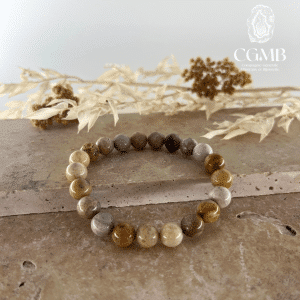 Bracelet en corail fossile