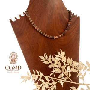 Collier en Jaspe Léopard