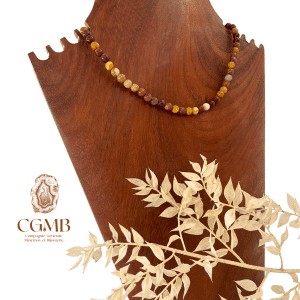 Collier en Jaspe Mokaite