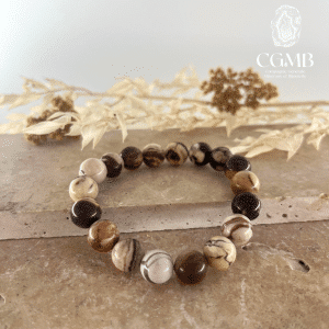 Bracelets en jaspe paysage