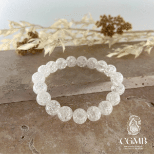 Bracelet en quartz craquelé