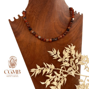 Collier en Agate Rubannée