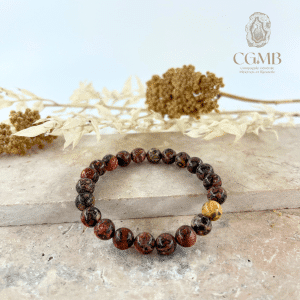 Bracelet en jaspe léopard