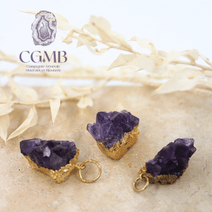 Pendentif d'Amethyste brute
