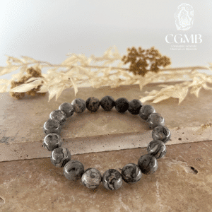 Bracelet en Jaspe black picasso