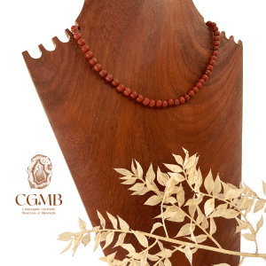 Collier en Jaspe rouge