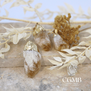 Pendentif en Citrine brute