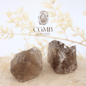 Quartz fumé brut