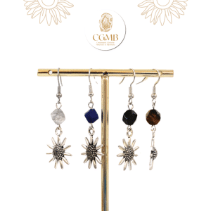 Boucle d'oreille fleur