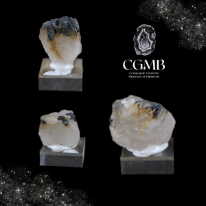 Quartz inclusion rutile + hématite
